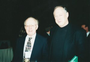 Gerald Hawthorne and Klyne Snodgrass at the annual meeting